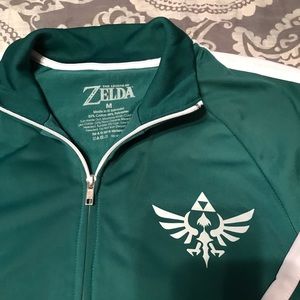 Zelda green and white windbreaker/ jacket, new